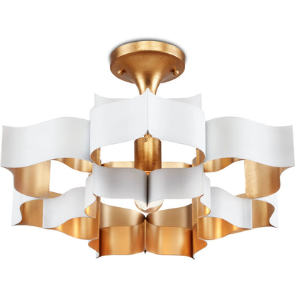 Grand Lotus Chandelier by Currey and Company. Made from unique in a modern style.