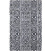Gray, Black, Ivory / 2' x 3'