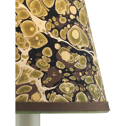 Marble Paper Tapered Chandelier Shade by Currey and Company. Made from paper in a modern style.