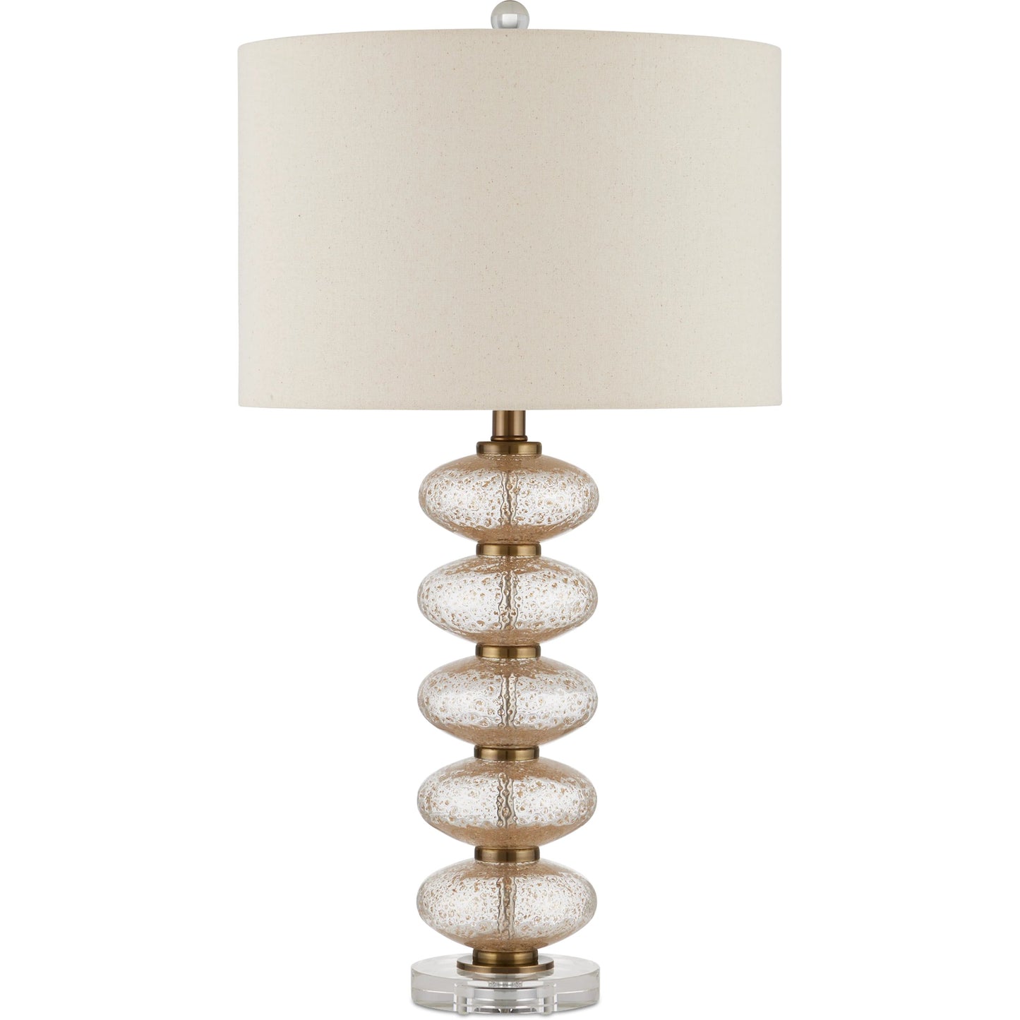 005 SI-2191879 | Additional Silo | Zebulon Table Lamp by Currey and Company in clear, gold, antique brass. Made from glass, metal, optic crystal in a modern style.