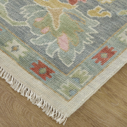 Karina Traditional Persian Rug - 6794F by Feizy in blue, gray, gold. Made from wool in a unique style.