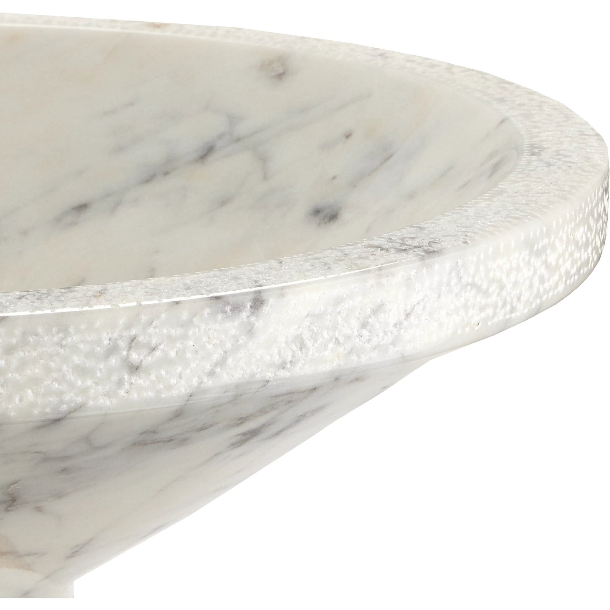 Vincent Marble Bowl by Currey and Company in black, brass. Made from marble, brass in a modern style.