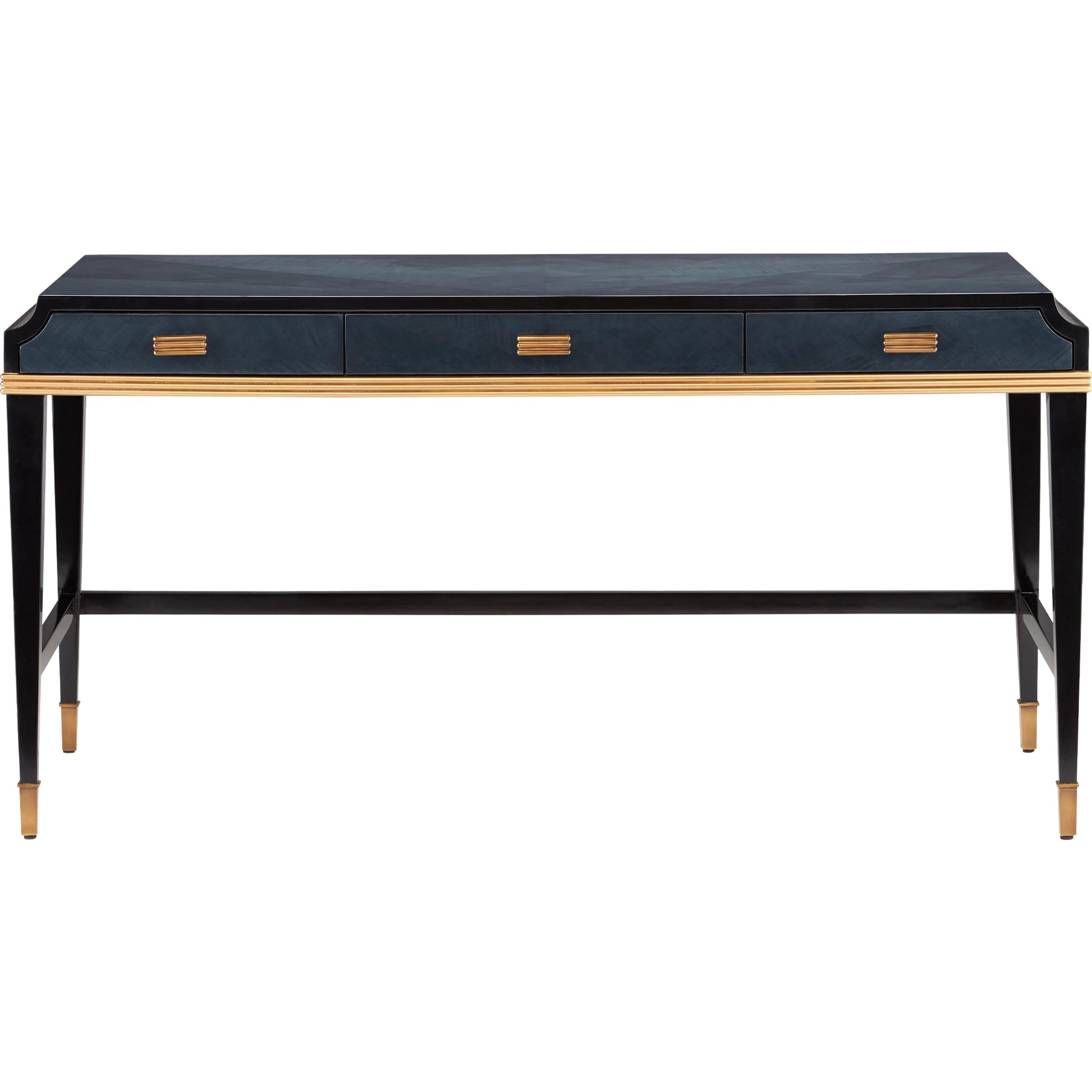 Kallista Desk by Currey and Company. Made from unique in a transitional style.