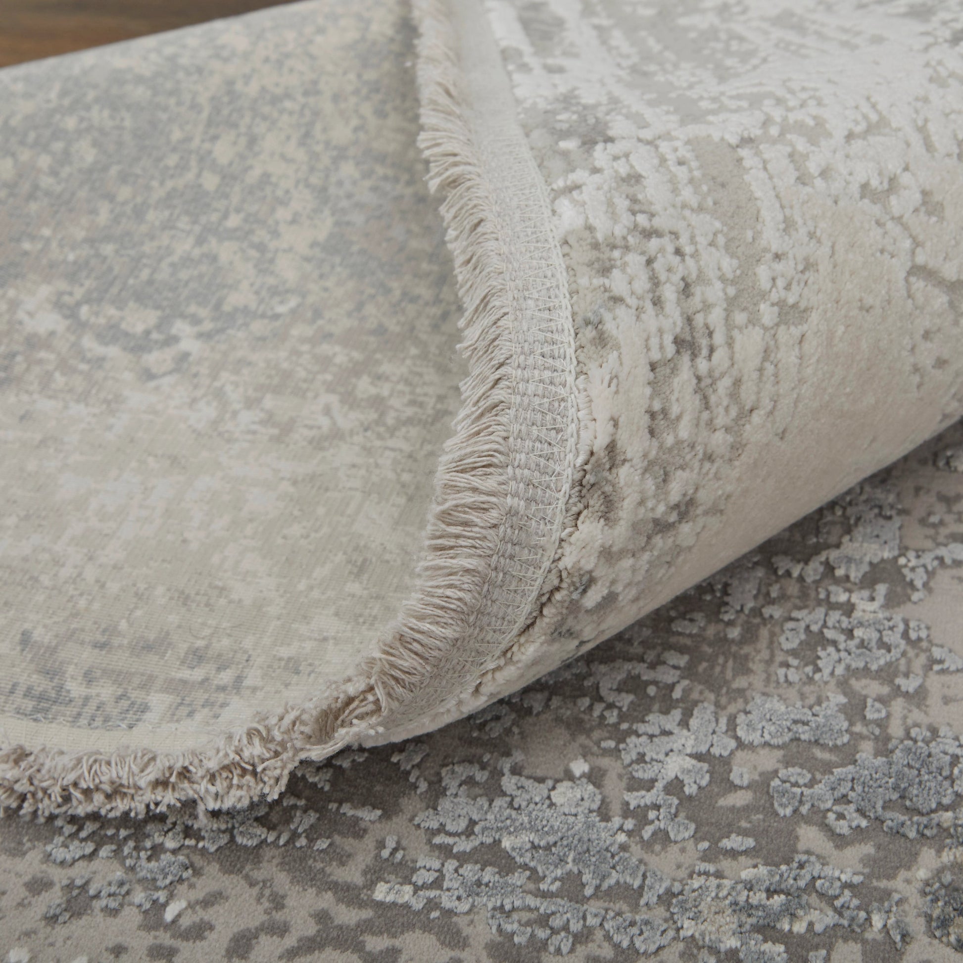 Cadiz Rug - 3888F by Feizy in taupe, gray, silver. Made from viscose, acrylic in a unique style.