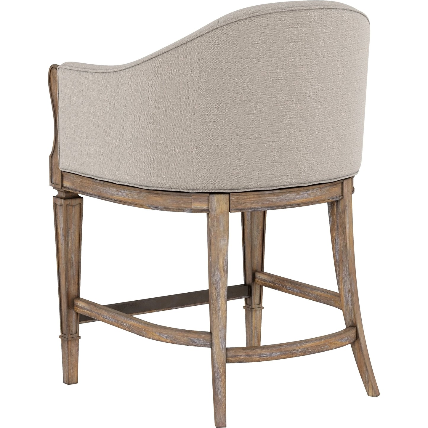 002 SI-2064898 | Additional Silo | Architrave Counter Stool by A.R.T. Furniture in almond. Made from parawood solids, foam, fabric in a transitional style.
