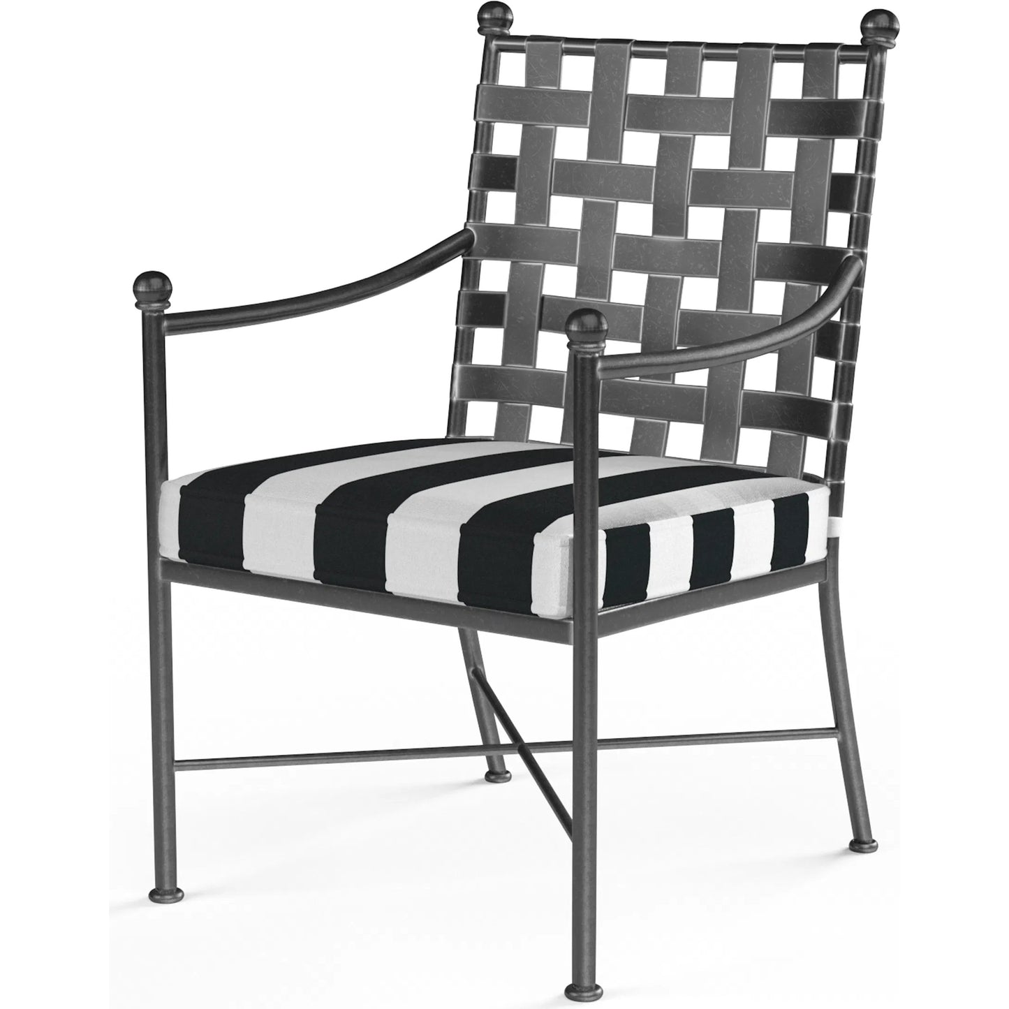 007 SI-2513688 | Primary Silo | Provence Outdoor Dining Chair by Sunset West. Made from wrought iron in a modern style.