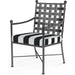Provence Outdoor Dining Chair by Sunset West. Made from wrought iron in a modern style.