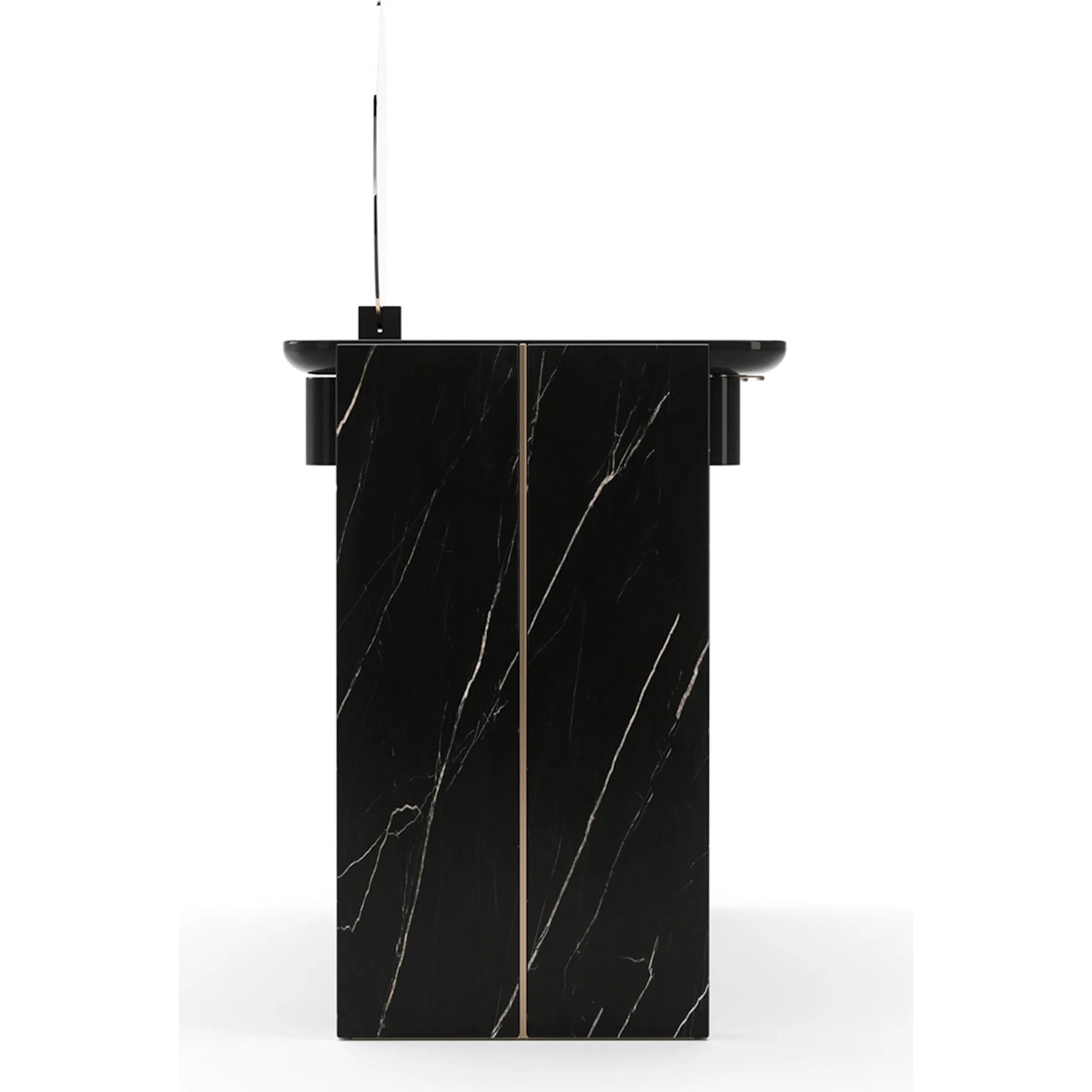 Overlap Vanity by Caracole. Made from unique in a transitional style.
