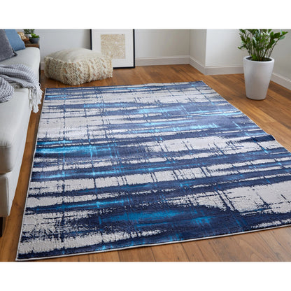 Indio Rug - 39GZF by Feizy in ivory, blue, gray. Made from unique in a unique style.