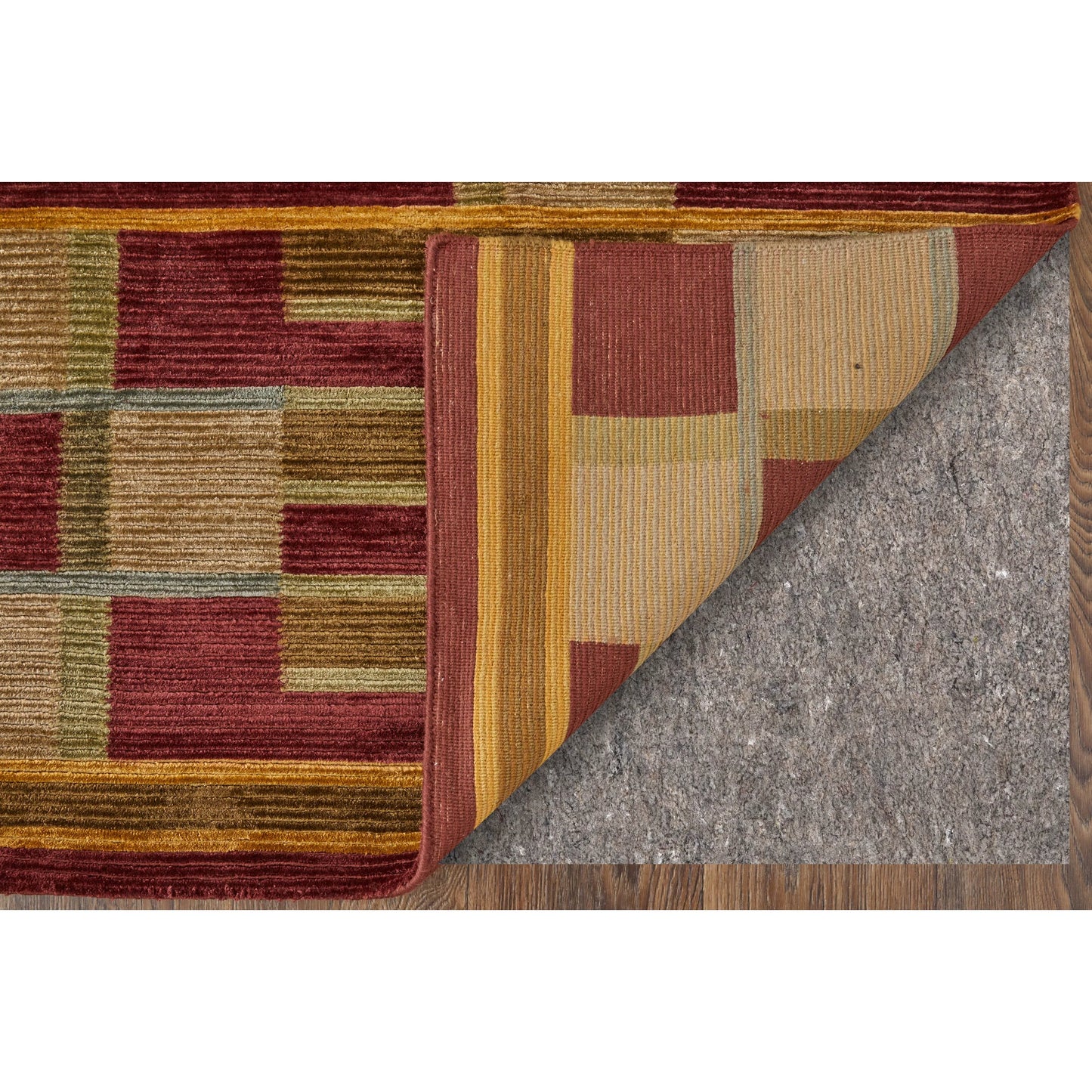 002 SI-1869166,SI-1869167,SI-1869168,SI-1869169 | Closeup | Keystone - 7174F by Feizy in red, gold. Made from wool, viscose in a unique style.