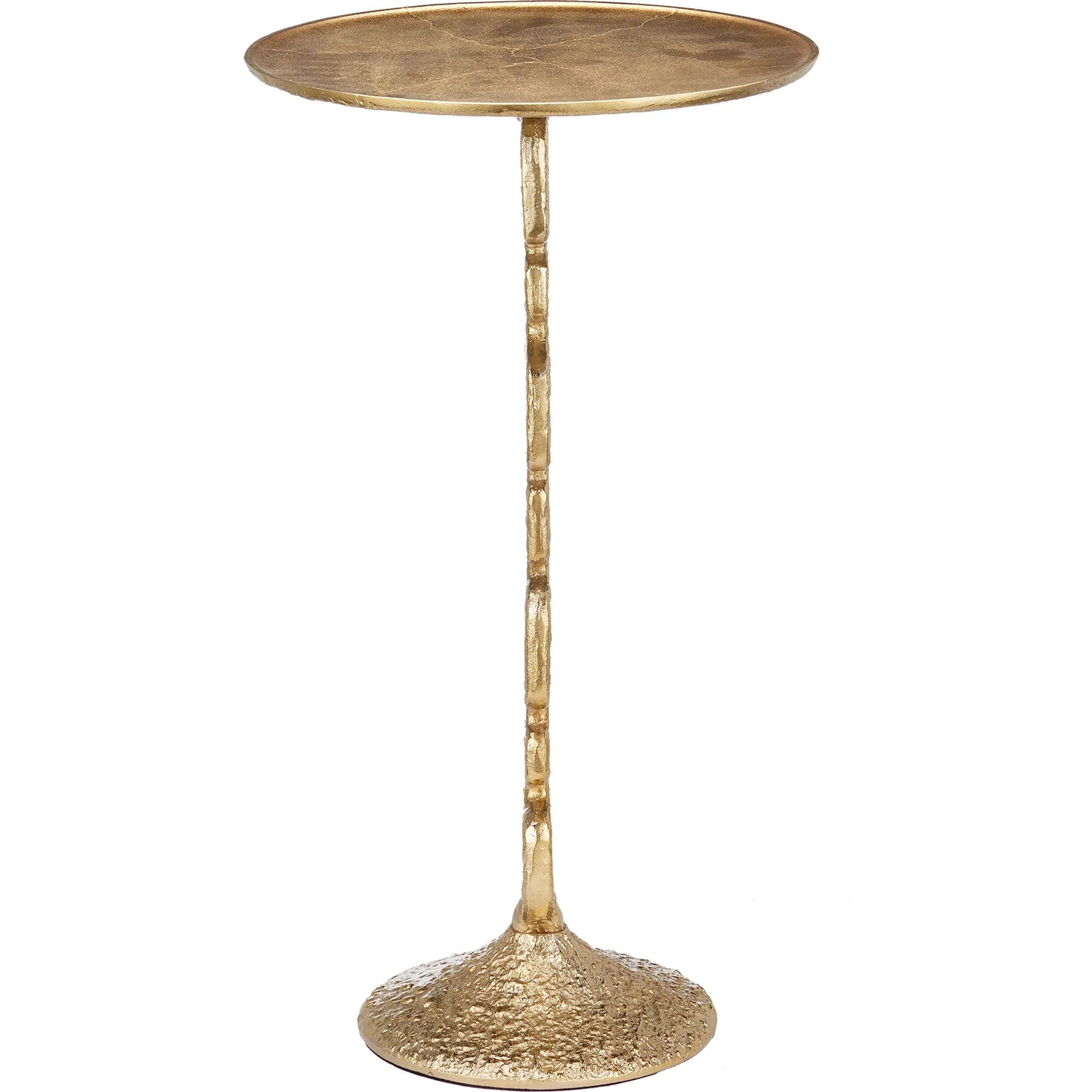 003 SI-2257299 | Additional Silo | Jussi Drinks Table by Currey and Company in gold. Made from cast aluminum in a modern style.