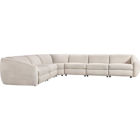 Avignon 6-PIECE Fabric Power Motion Sectional by Bernhardt in beige, tan. Made from fabric in a unique style.