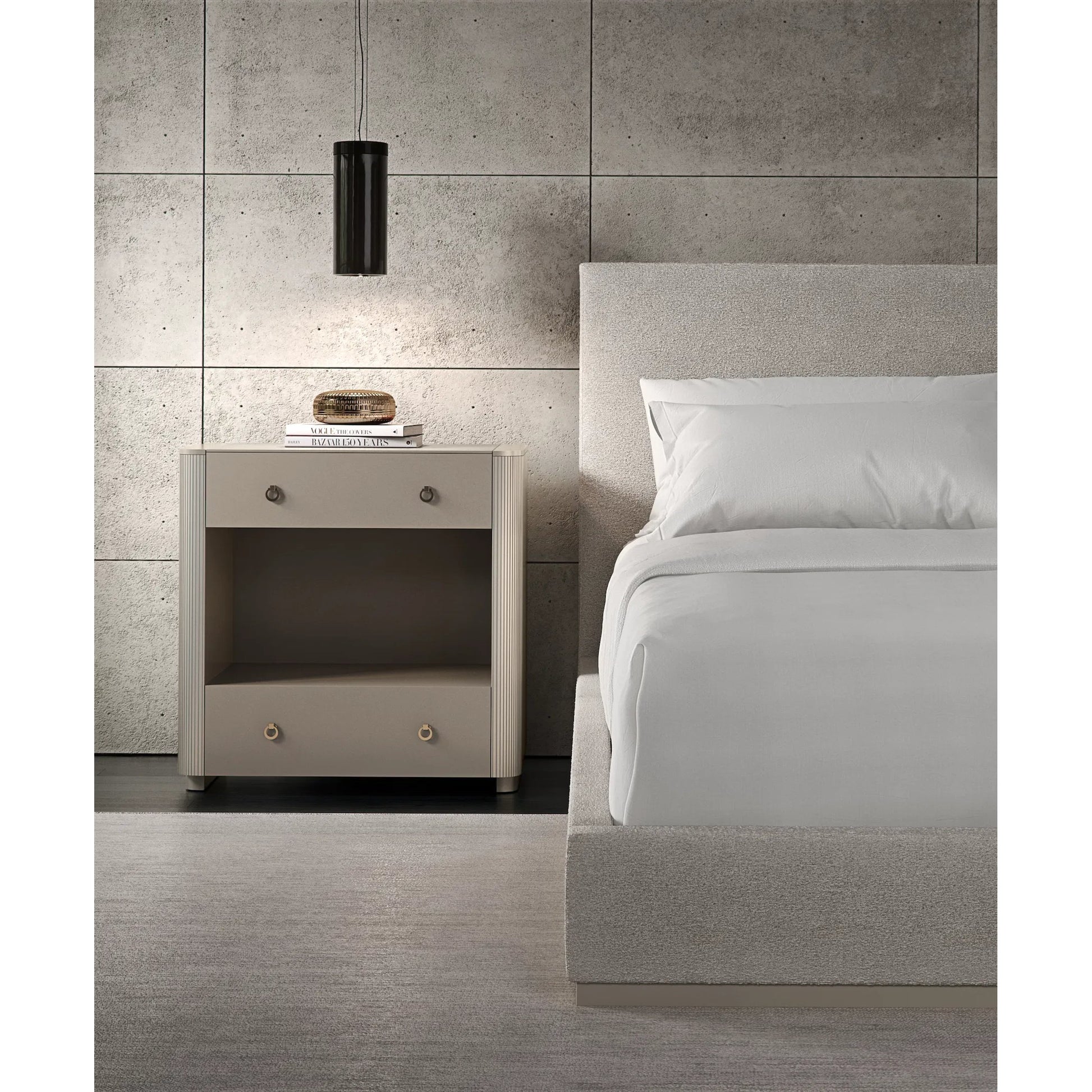 The Boutique Bed by Caracole. Made from birch in a modern style.