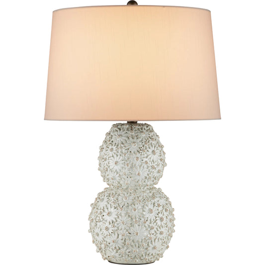 Jessamine Blue Table Lamp by Currey and Company. Made from ceramic in a eclectic & global style.
