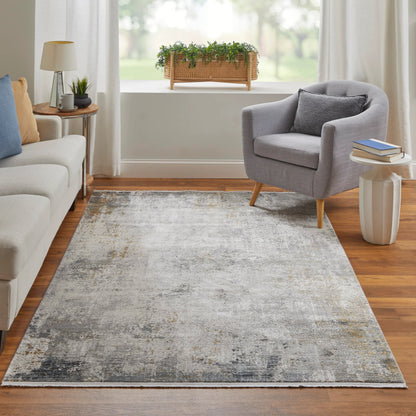 Cadiz Gradient Rug - 3890F by Feizy. Made from viscose, acrylic in a unique style.