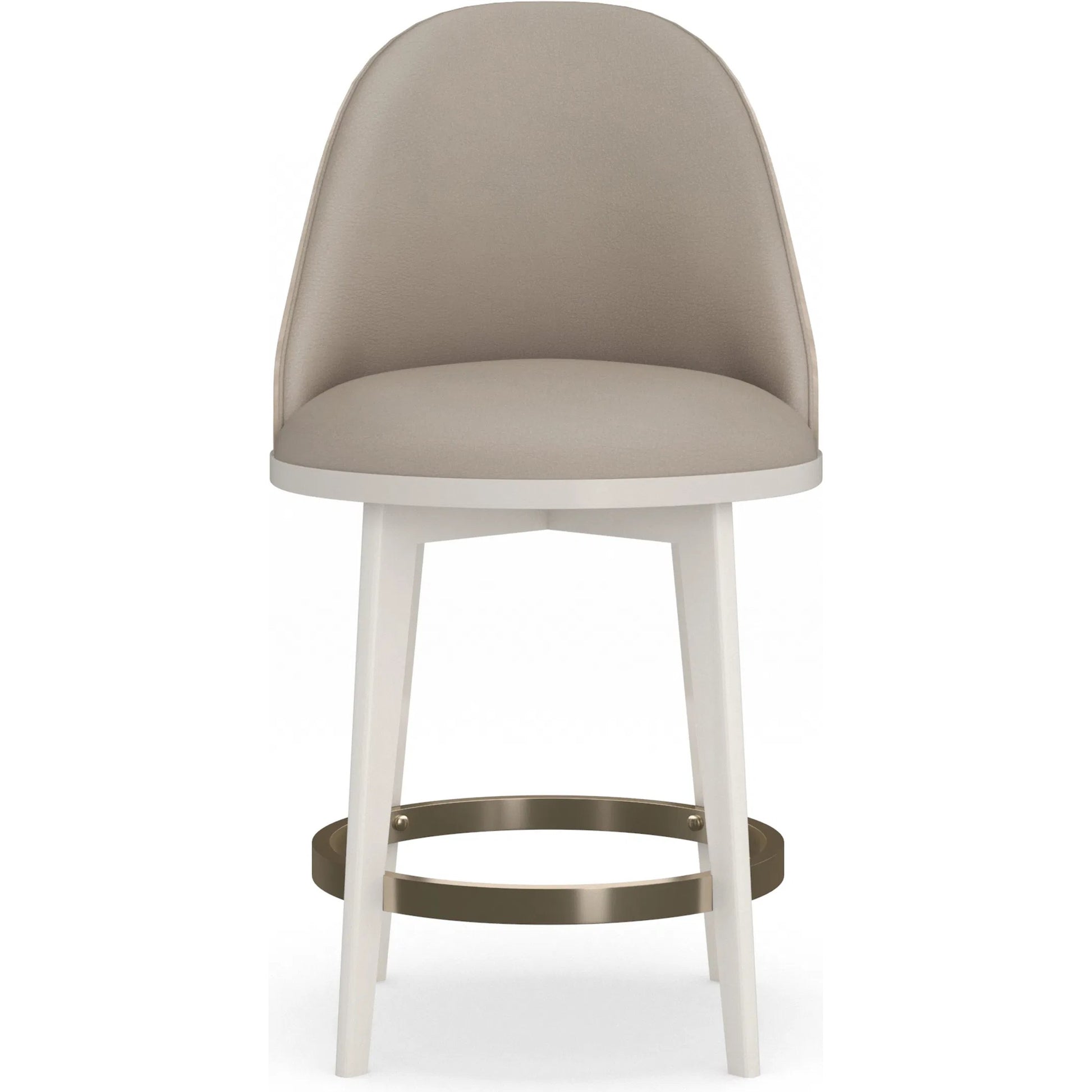 Another Round Counter Stool by Caracole. Made from birch in a transitional style.