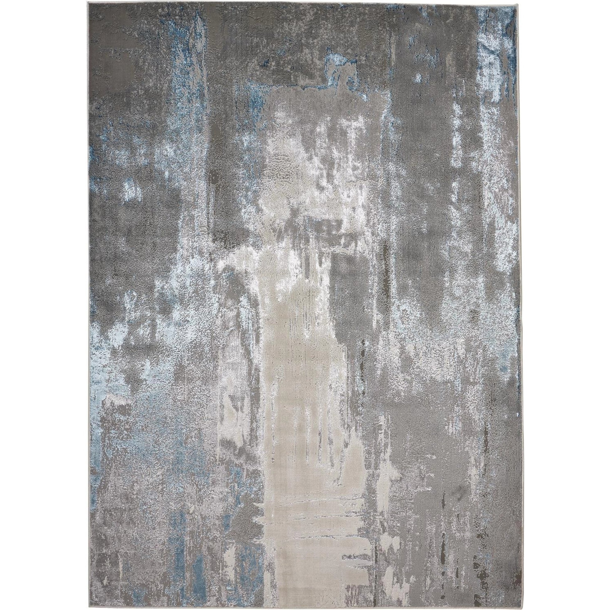 Azure Rug - 3406F by Feizy in gray, ivory, blue. Made from polyester, polypropylene in a unique style.