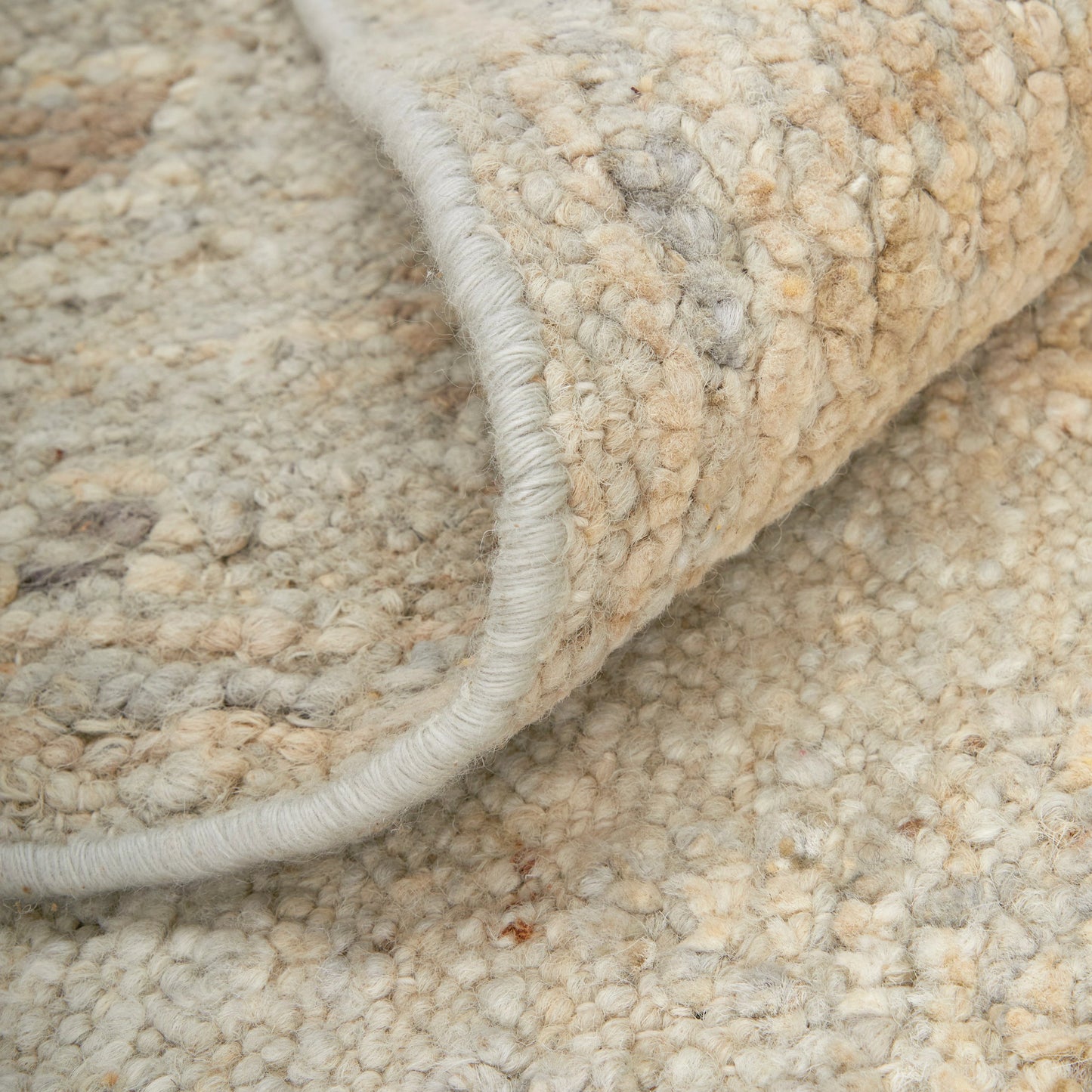 006 SI-2129871,SI-2129872,SI-2129873 | Closeup | Grafton Traditional Ikat Rug - 69F9F by Feizy in tan, ivory, orange. Made from wool in a unique style.