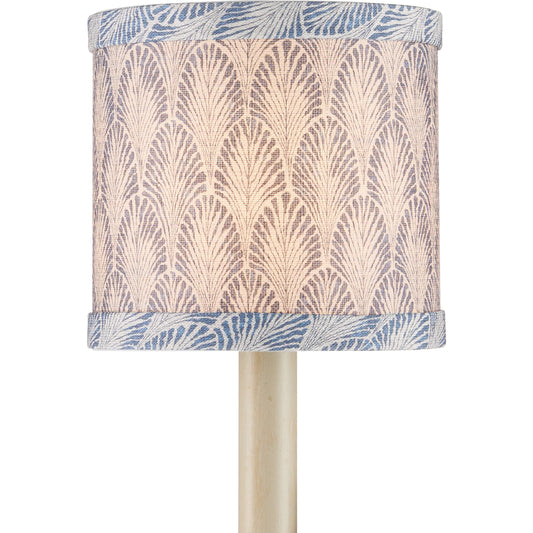Plume Drum Chandelier Shade by Currey and Company. Made from cotton in a cottage & farmhouse style.