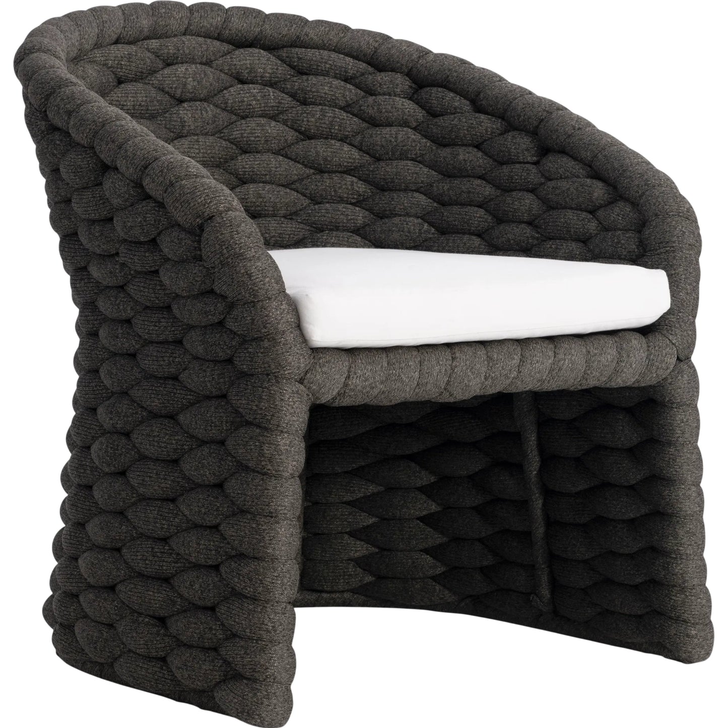 000 SI-2534172 | Primary Silo | Salinas Arm Chair by Bernhardt in charcoal. Made from fabric in a unique style.