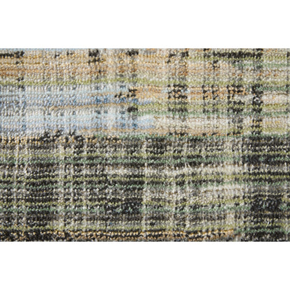 Greenwich Gradient & GRW39U2F Indoor/Outdoor Rug by Feizy in green, black, ivory. Made from polypropylene, polyester in a unique style.