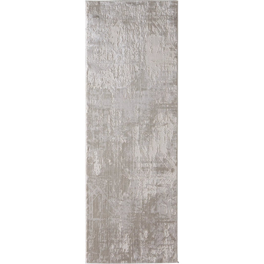 Prasad Rug - 67039NAF by Feizy in ivory, taupe, silver. Made from polypropylene, polyester in a unique style.