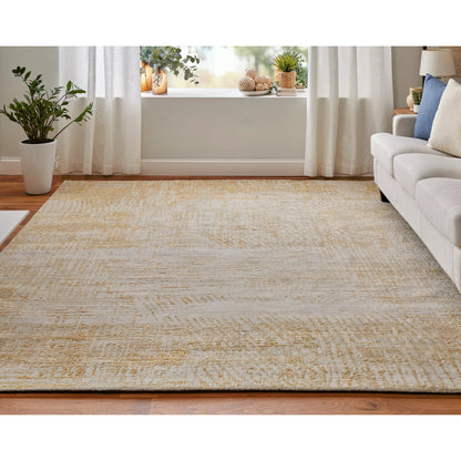 Eastfield Rug - EAS69FRF by Feizy in yellow, ivory, gold. Made from viscose, wool in a unique style.