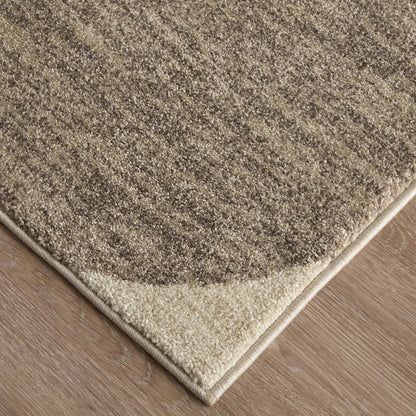 Eden Color Block EDN39QUF Rug by Feizy in ivory, brown, blue. Made from polypropylene in a unique style.