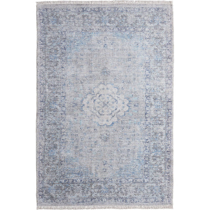 Caldwell Transitional Rug - 8108F by Feizy in gray, blue, ivory. Made from wool, viscose in a unique style.