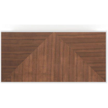 Bello Rectangle Cocktail Table by Caracole in retro walnut. Made from unique in a transitional style.