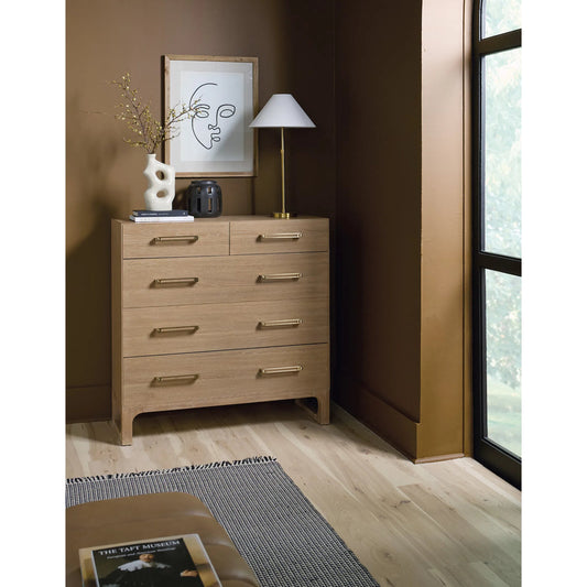 Banyon Bay Five Drawer Dresser by Hooker Furniture in light wood. Made from unique in a unique style.