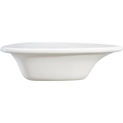 Poca Cocktail Table by Bernhardt in white, cream. Made from concrete in a unique style.