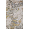 Ivory, Gold, Gray / 1'8" x 2'10"