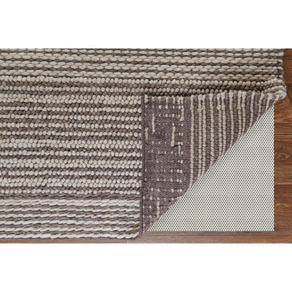 Hamden Stripes Rug - T19T8008 by Thom Felicia by Feizy Rugs in ivory, brown. Made from wool in a unique style.