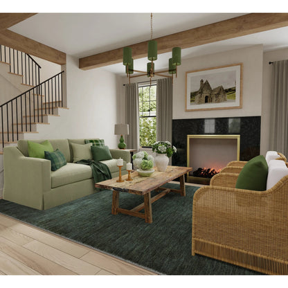 Luna Solid Rug - 5798049F by Feizy. Made from wool in a unique style.