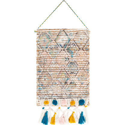 Amara - 25007 by Surya in seafoam, mauve, mustard, white, tan, navy. Made from 65% jute, 25% polyester, 10% cotton, 100% wood in a eclectic & global style.