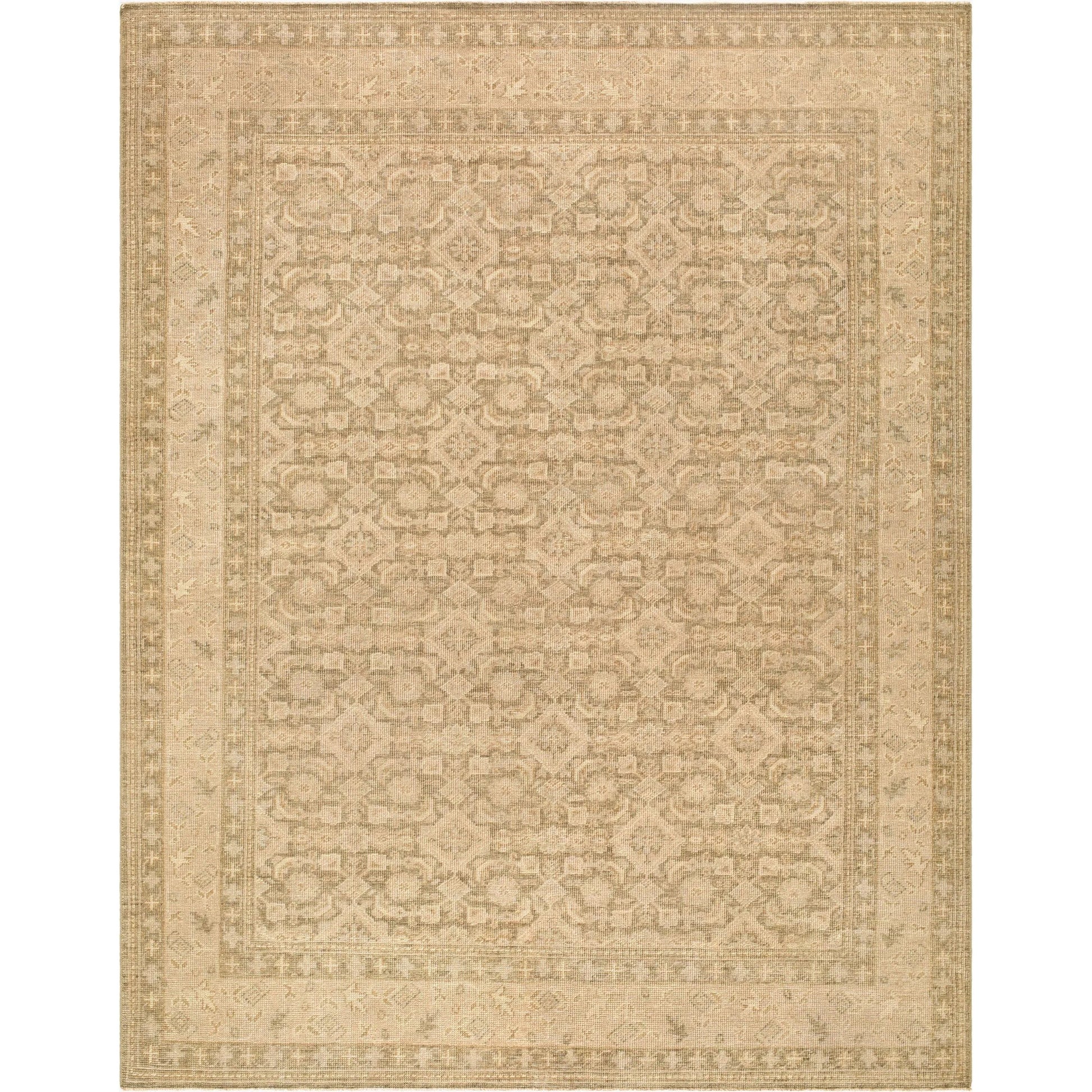 Agra AAA-2300 Rug by Surya in taupe, sandstone, beige, cream. Made from wool in a unique style.