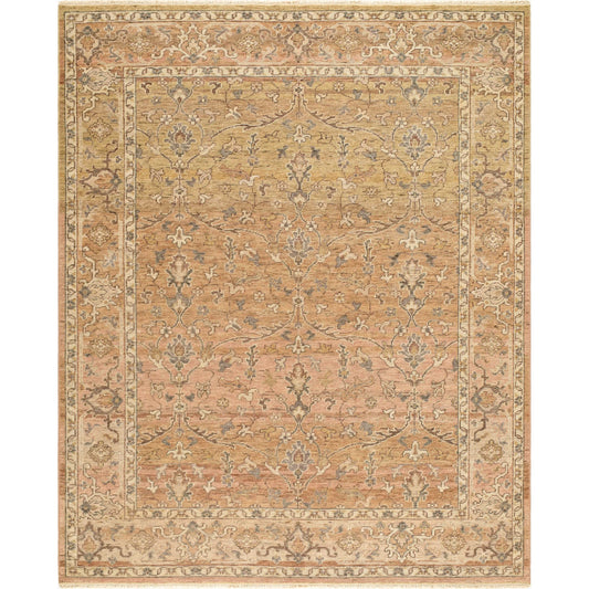 Agra AAA-2301 Rug by Surya in terracotta, sandstone, olive, slate, ivory. Made from wool in a unique style.