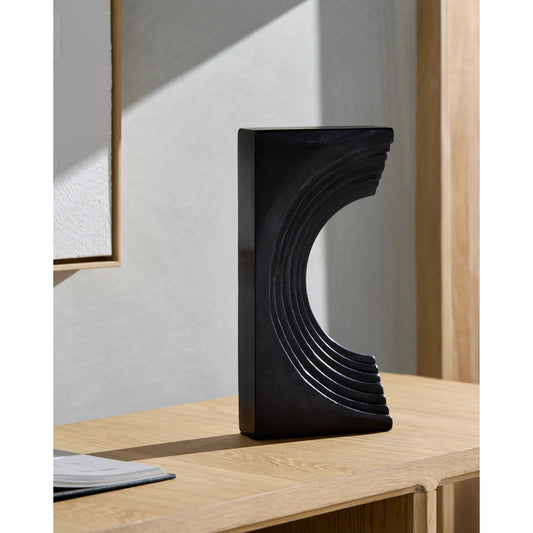 Trajan Decorative Sculpture 540629 by Surya in natural. Made from marble in a unique style.