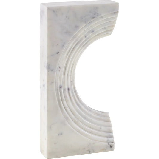 Trajan Decorative Sculpture 540629 by Surya in natural. Made from marble in a unique style.