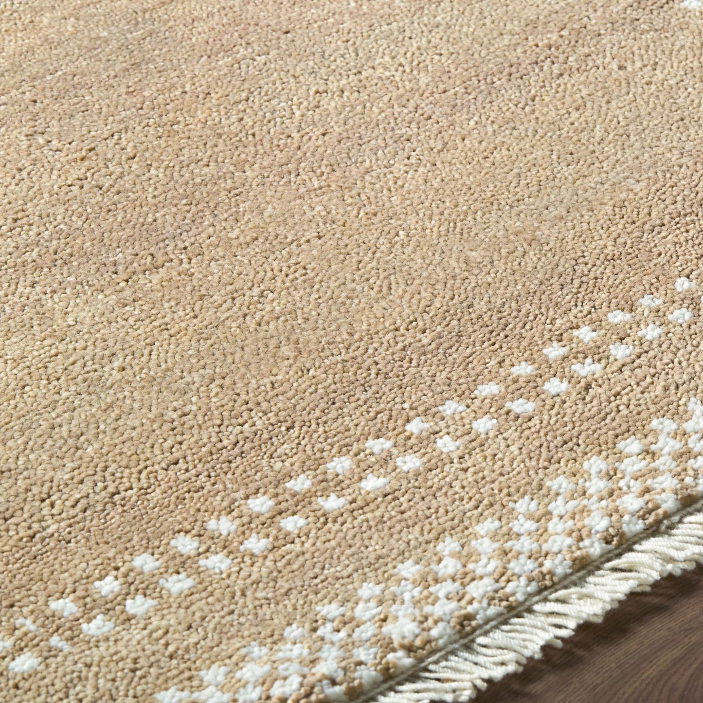 003 SI-2459032,SI-2459033,SI-2459034,SI-2459035 | Closeup | Arkansas AAK-2300 Rug by Surya in tan, beige, ivory. Made from wool in a unique style.