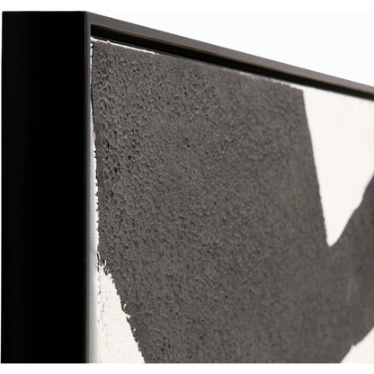 Aasmaa Art by Surya in main: black, frame: and mattehand painted. Made from main: canvas, frame: resin in a modern style.