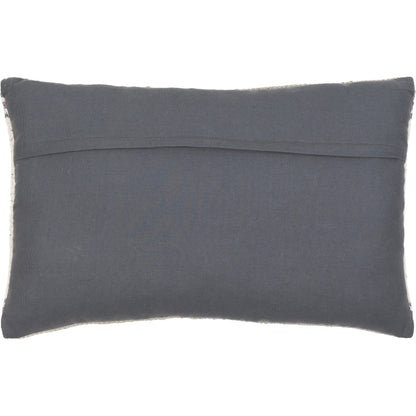 Alamosa Pillow - 30646 by Surya in charcoal, denim, purple. Made from 40% cotton, 40% viscose, 20% wool, 100% cotton in a eclectic & global style.