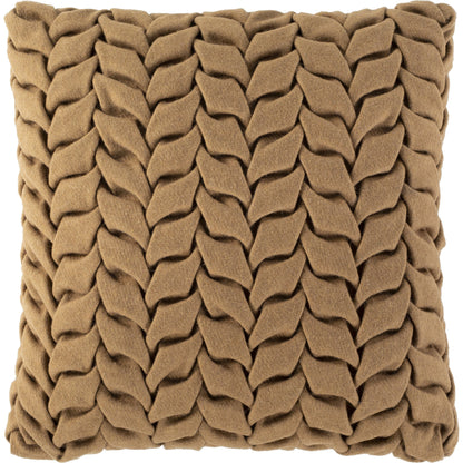 Alana Pillow - 32703 by Surya in cream. Made from 70% wool, 30% nylon in a modern style.