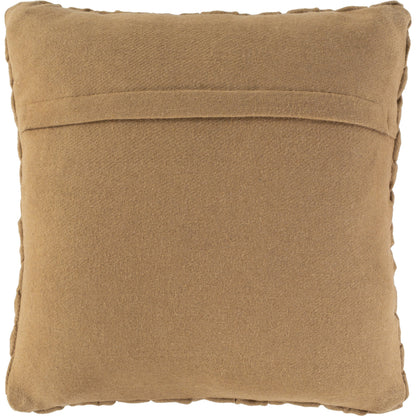 Alana Pillow - 32703 by Surya in mustard. Made from 100% cotton in a modern style.