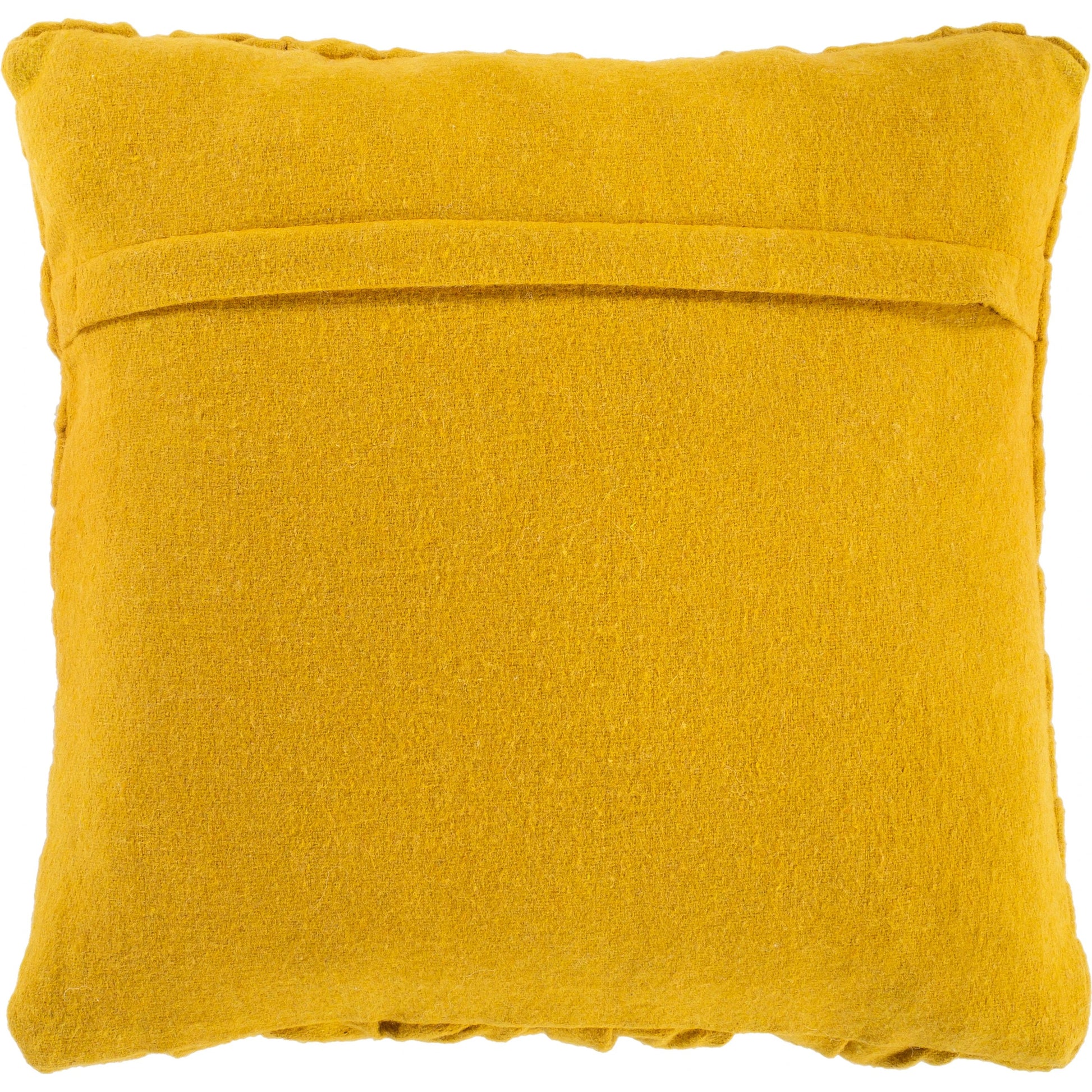 Alana Pillow - 32703 by Surya in mustard. Made from 100% cotton in a modern style.