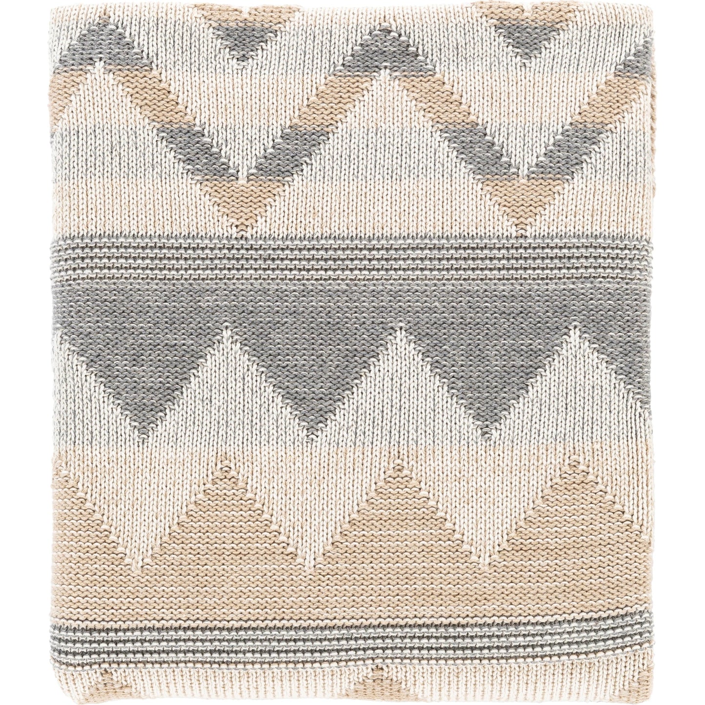 001 SI-1875665 | Primary Silo | Adara - 5550 by Surya in tan, ivory. Made from 100% cotton in a eclectic & global style.