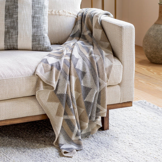 Adara - 5550 by Surya in tan, ivory. Made from 100% cotton in a eclectic & global style.