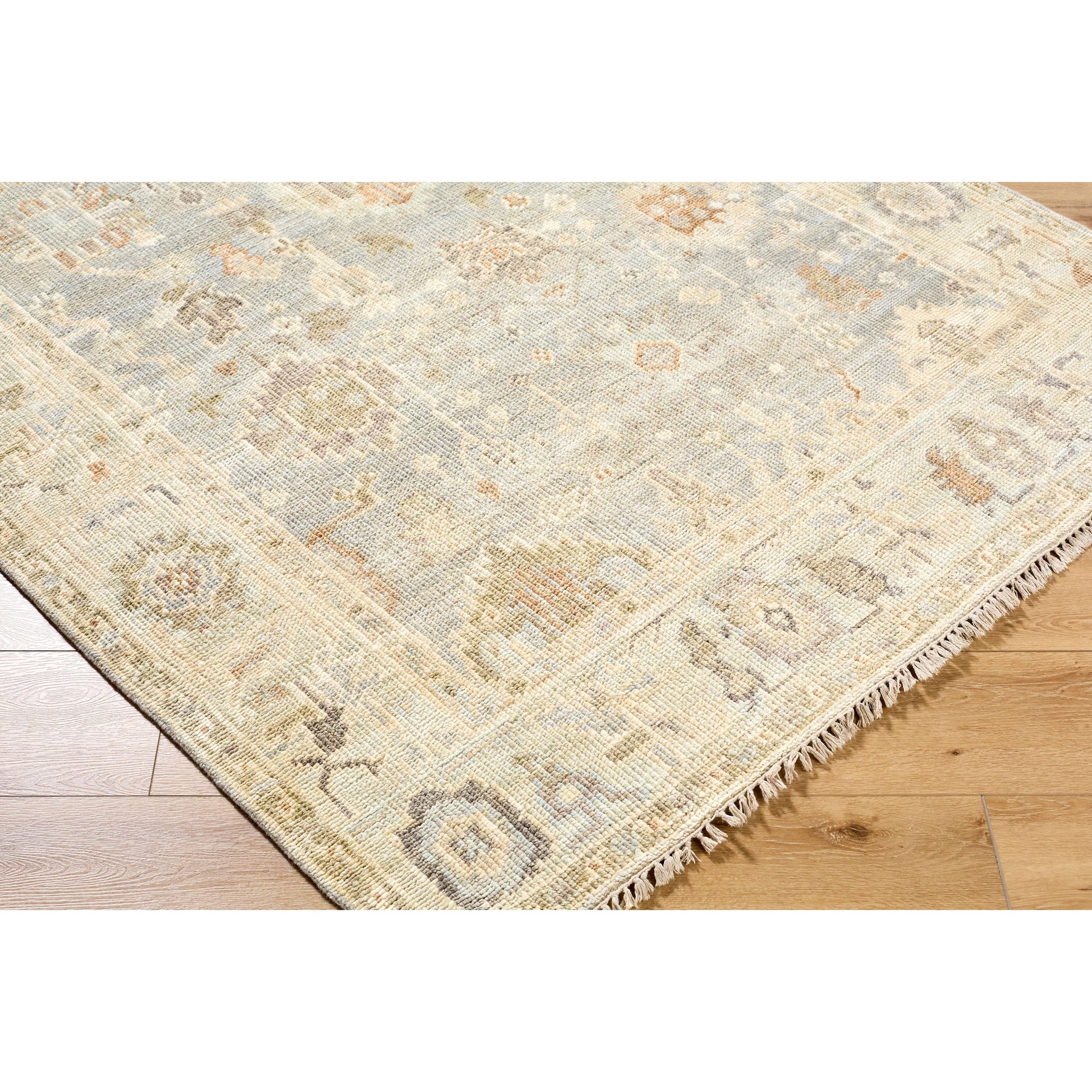 Antalya AAT-2311 Rug by Surya in brown, medium brown, beige. Made from face: 100% wool, warp: 100% cotton in a unique style.