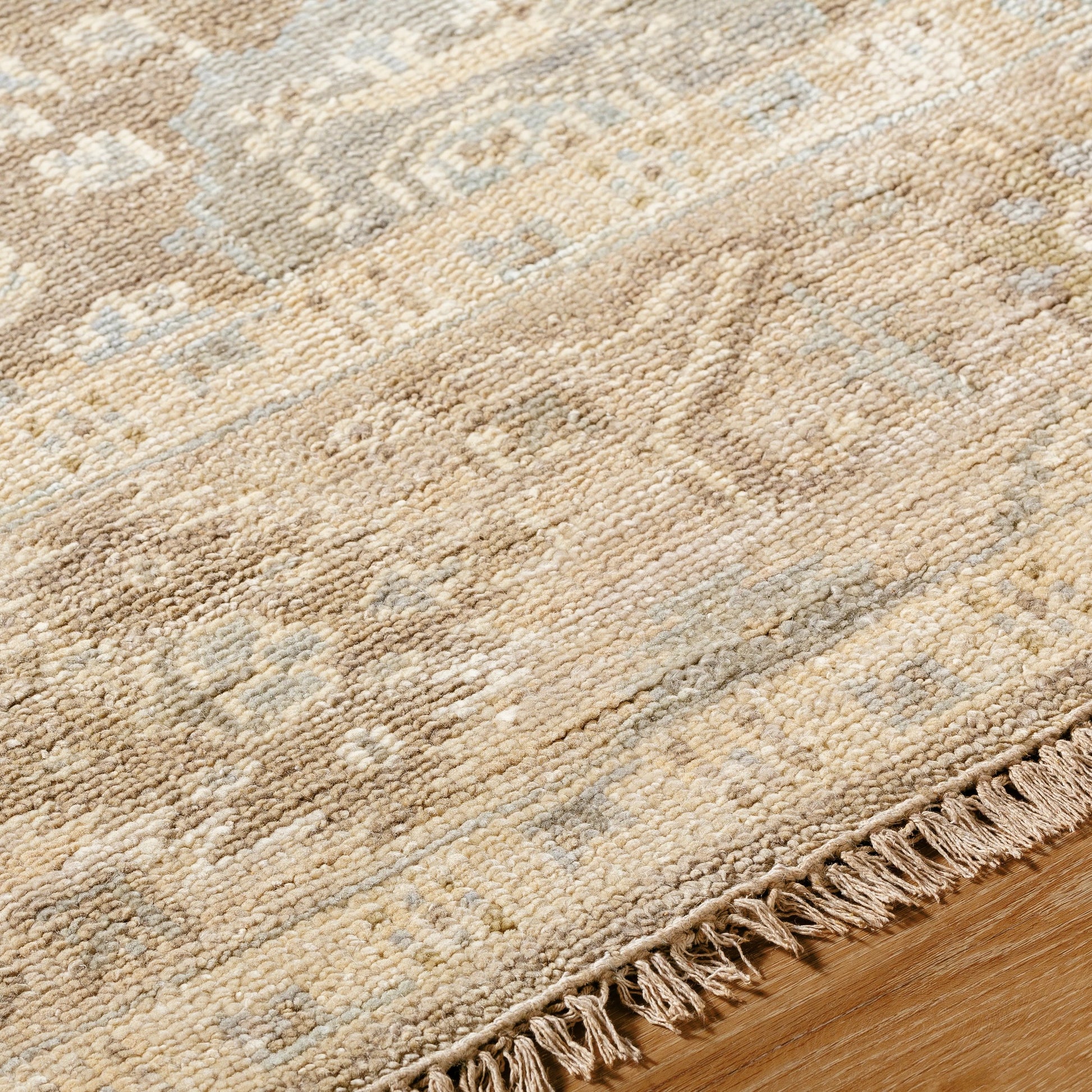 Antalya AAT-2312 Rug by Surya in olive, light brown, taupe. Made from face: 100% wool, warp: 100% cotton in a unique style.